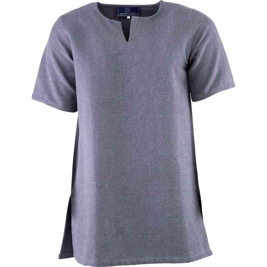 Image of Mens Half Sleeve Viking Undertunic - Grey