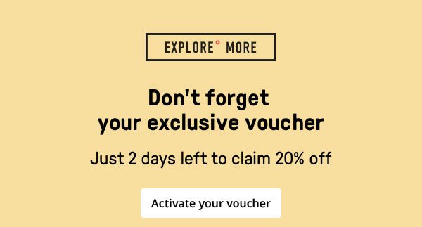 Explore more 20% off when you spend £100