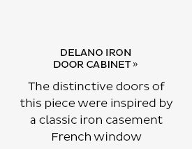 Delano Iron Door Cabinet