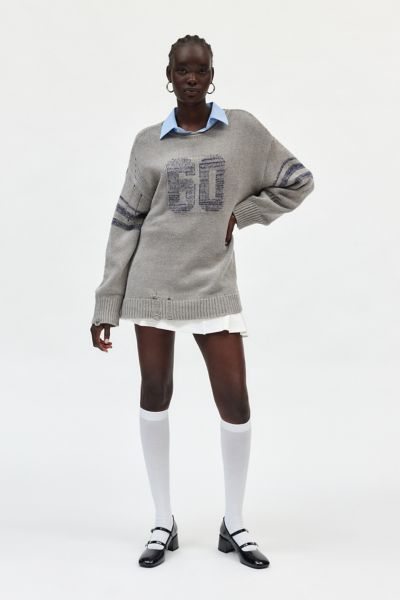 BDG Warner Varsity Pullover Sweater