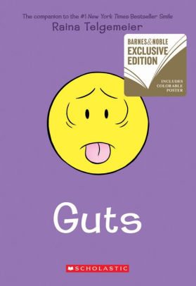 Book Cover Image: Guts (B&N Exclusive Edition) by Raina Telgemeier