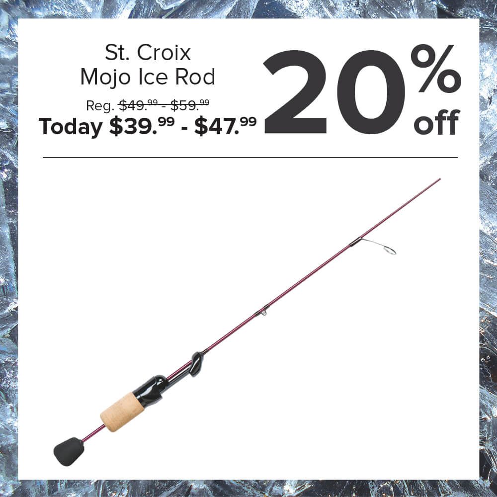 20% off the St. Croix Mojo Ice Rod