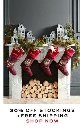 30% Off STOCKINGS + FREE SHIPPING