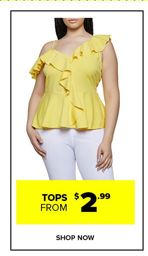 Clearance Tops from $2.99