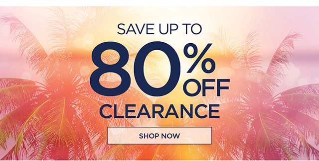 Save Up to 80% Off Clearance