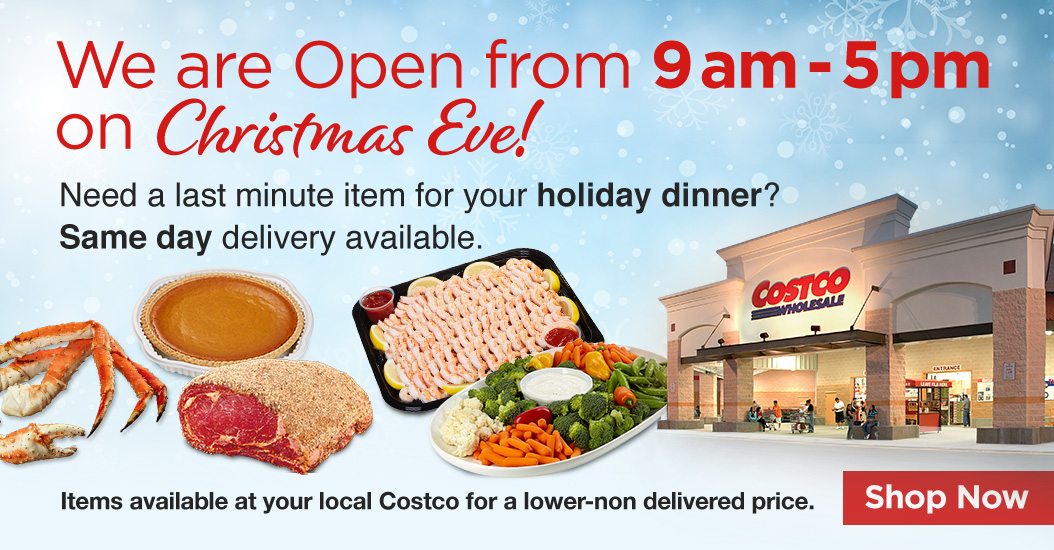 Need a last minute item for your holiday dinner? Same day delivery available. Items available at your local Costco for a lower-non delivered price. Shop Now.