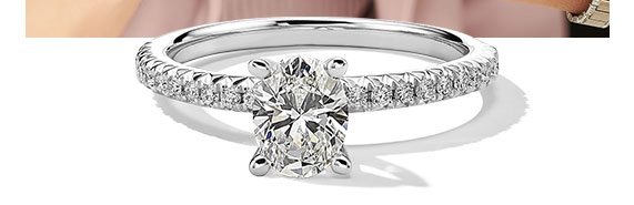 Modern Creation Lab-Created Diamond Engagement Ring