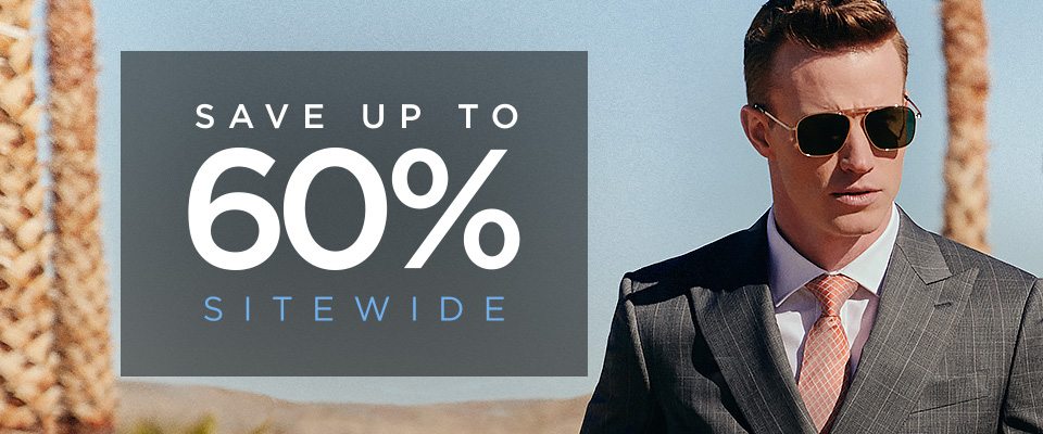 Save up to 60% off sitewide for a unique style for you