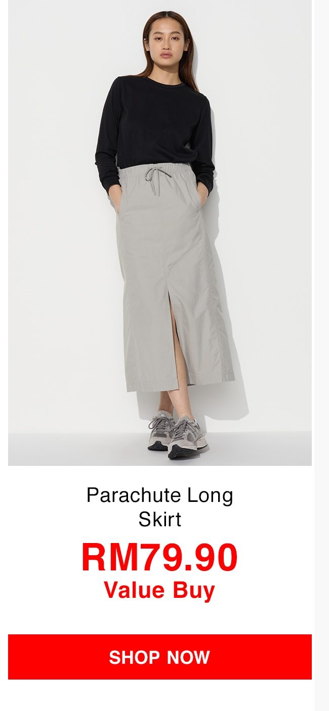 Parachute Long Skirt