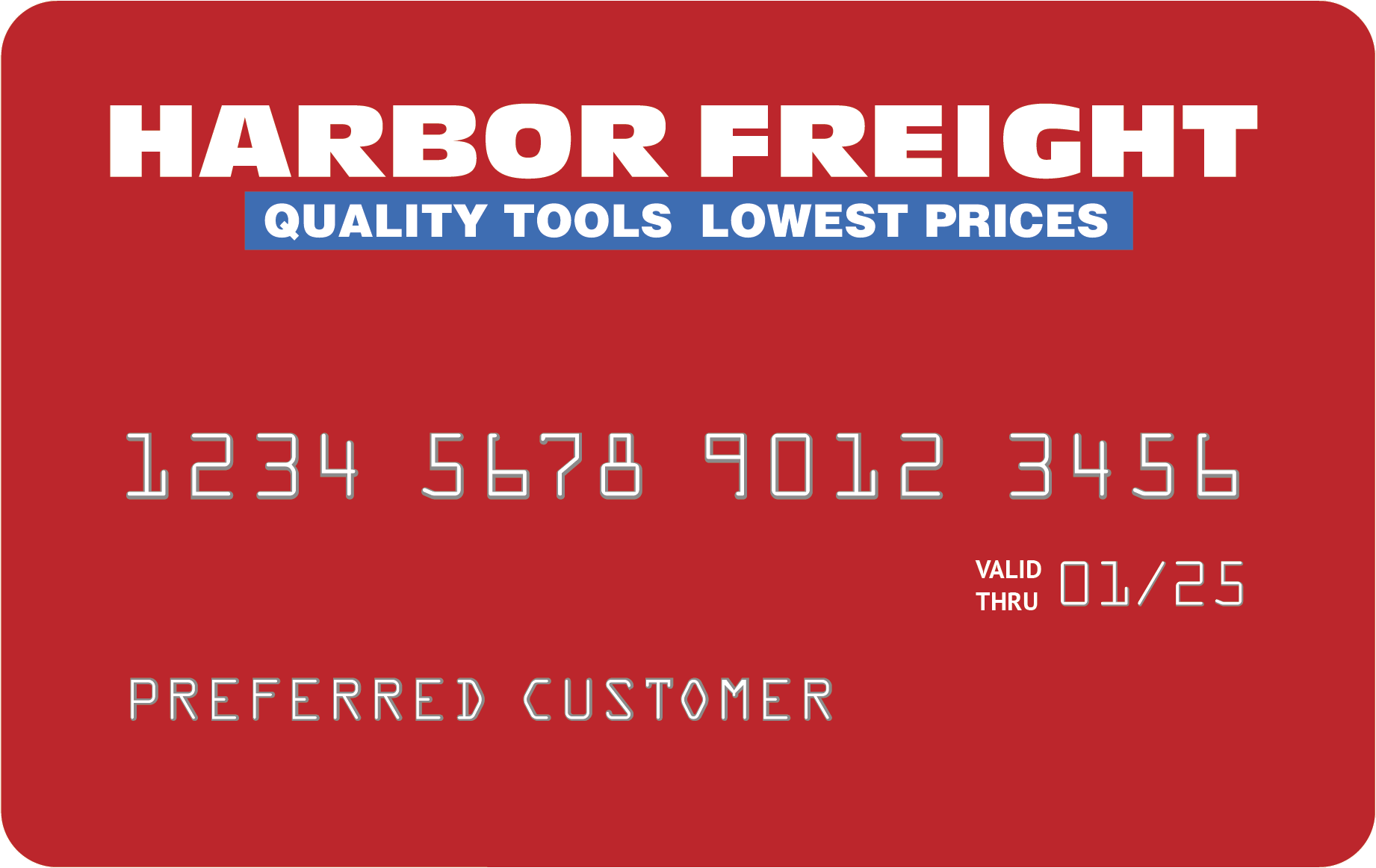 Harbor Freight Credit Card