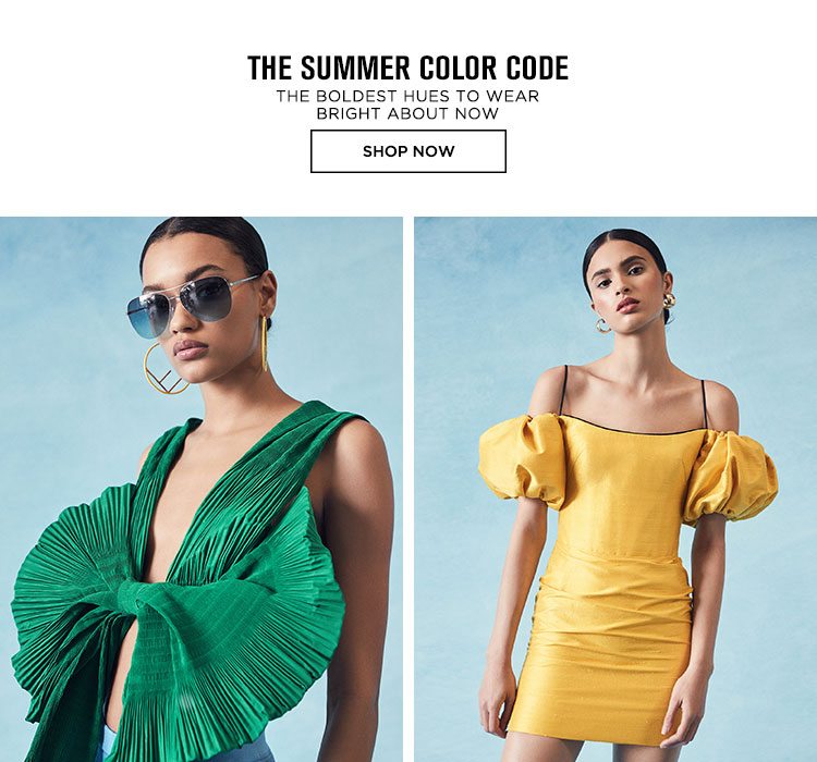 The Summer Color Code - Shop The Edit
