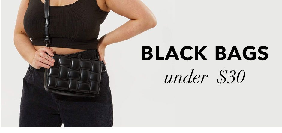 Black Bags under $30