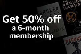 50% off Kindle Unlimited 6-month membership (Normally $9.99/month)