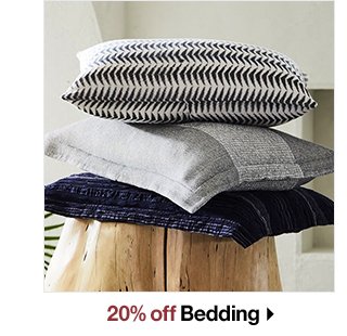 20% off Bedding