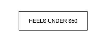 HEELS UNDER $50