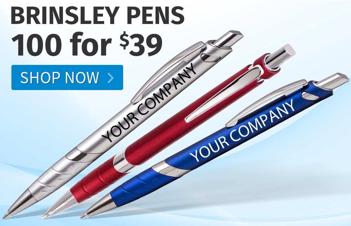 100 Brinsley Pens for only $39!