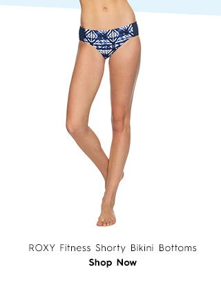 Secondary Bottom - ROXY Fitness Shorty Bikini Bottoms