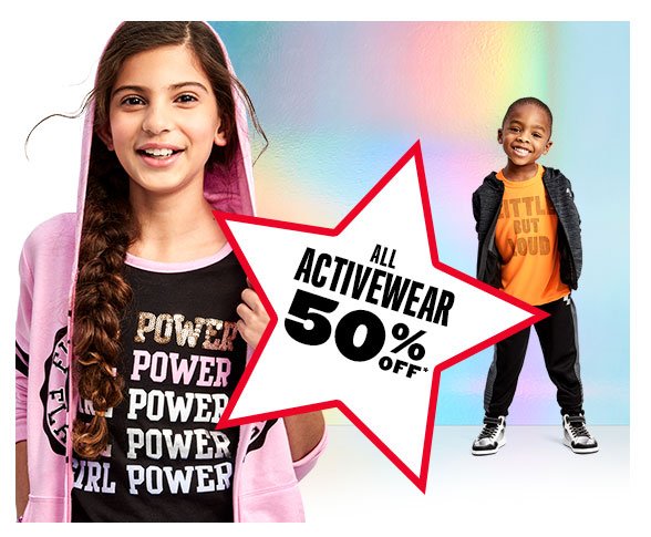 All Activewear 50% Off