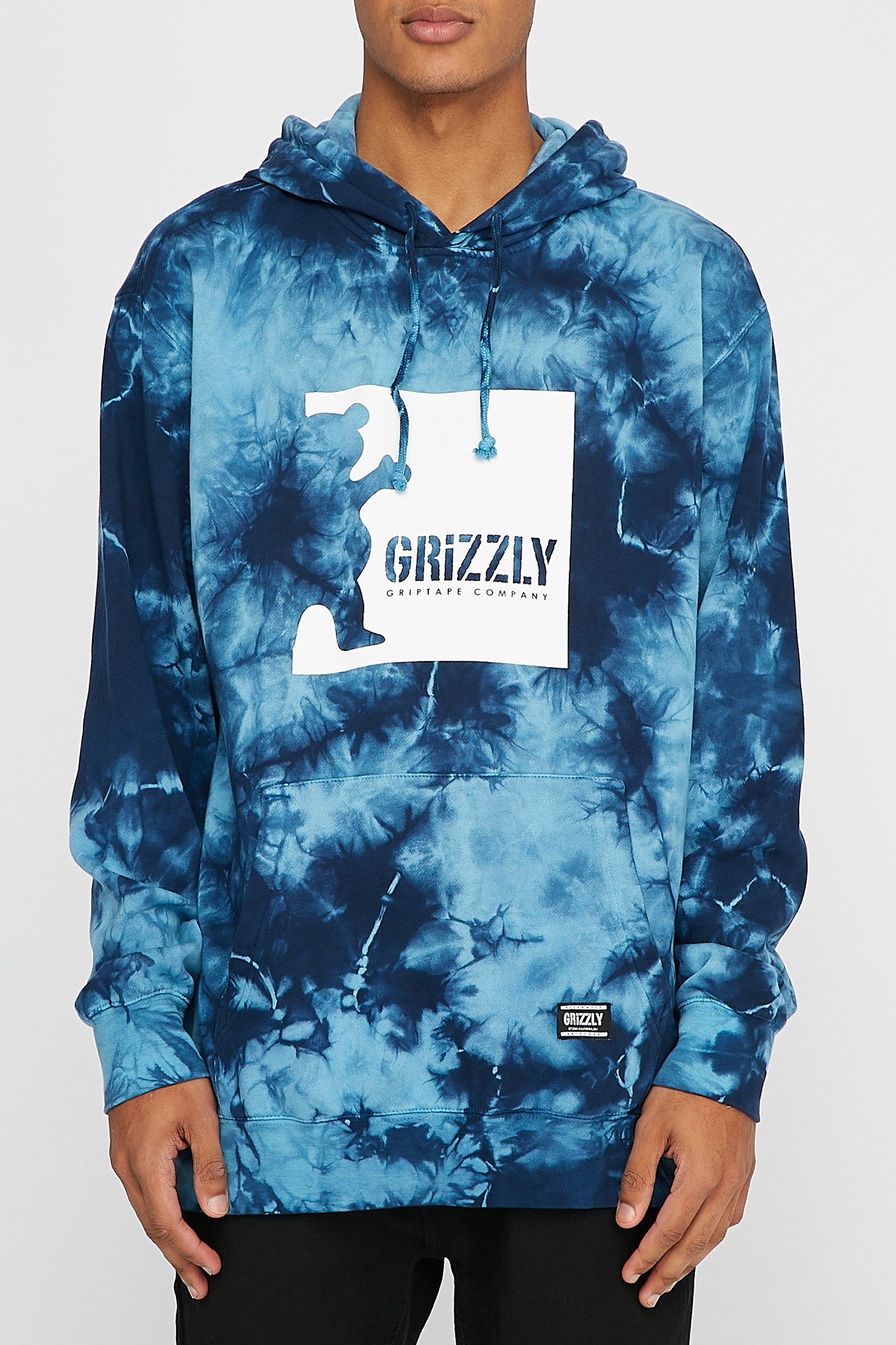 Image of Grizzly Mens Tie Dye Hoodie