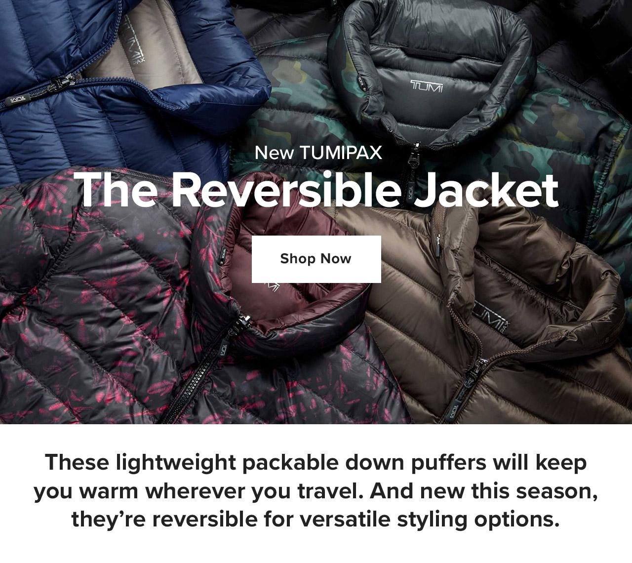 Tumi reversible store jacket