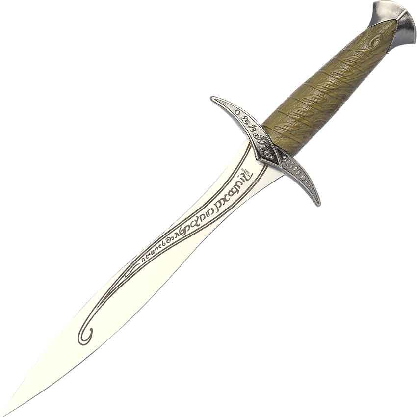 Image of Light Elven Fantasy Dagger with Scabbard