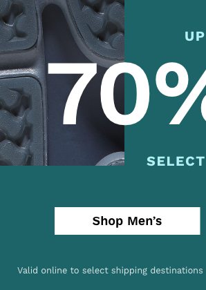 Up to 70% off Men's Sale