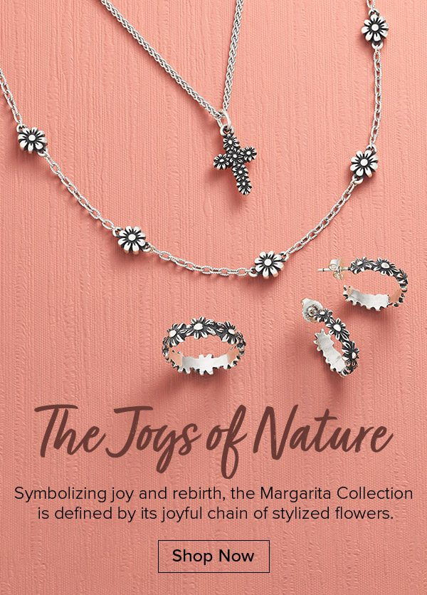 The Joys of Nature - Symbolizing joy and rebirth, the Margarita Collection is defined by its joyful chain of stylized flowers. Shop Now