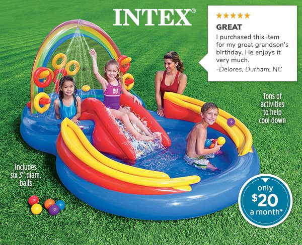 Photo of Intex Rainbow Ring Play Center - only $20 a month*