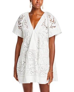 A.l.c. Camila Embroidered Cotton Dress