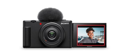 ZV-1F Vlog Camera + ACCVC1 Vlogger Accessory Kit + G1 Vlogger Shotgun Microphone