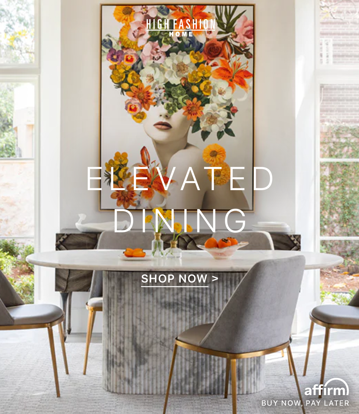 Elevated Dining | Shop Now >