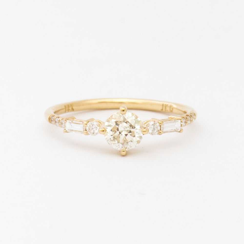 Diamond Solitaire Etude Ring