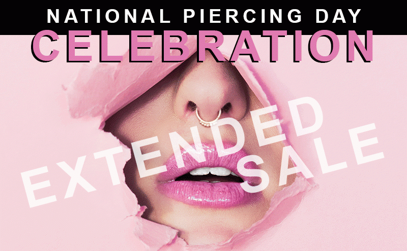 National Piercing Day! - Use code JUNBOGO