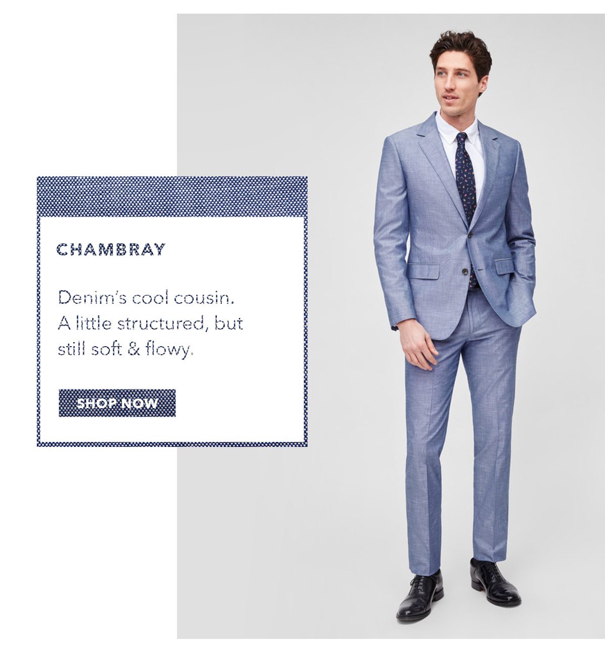 Chambray Suiting