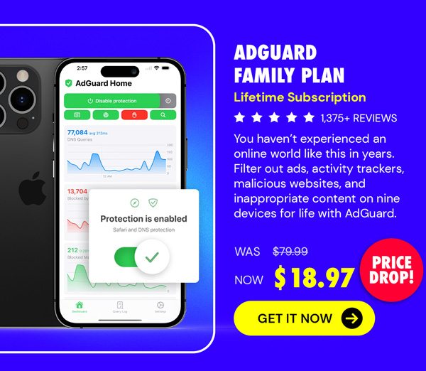 AdGuard Family Plan: Lifetime Subscription