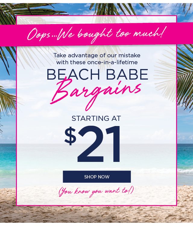 Beach Babe Bargains