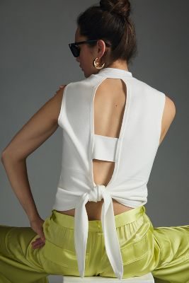 Maeve Tie-Back Sweater Tank