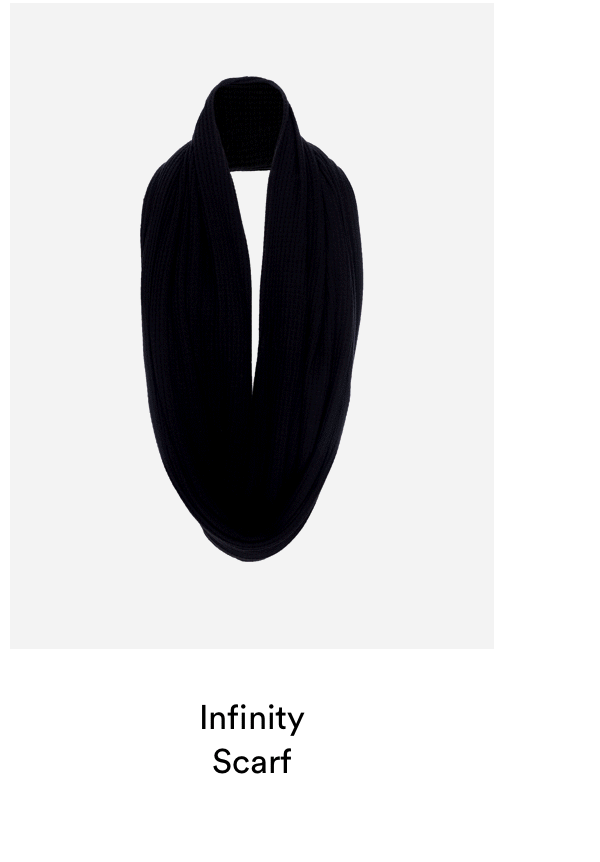Waffle Knit Infinity Scarf
