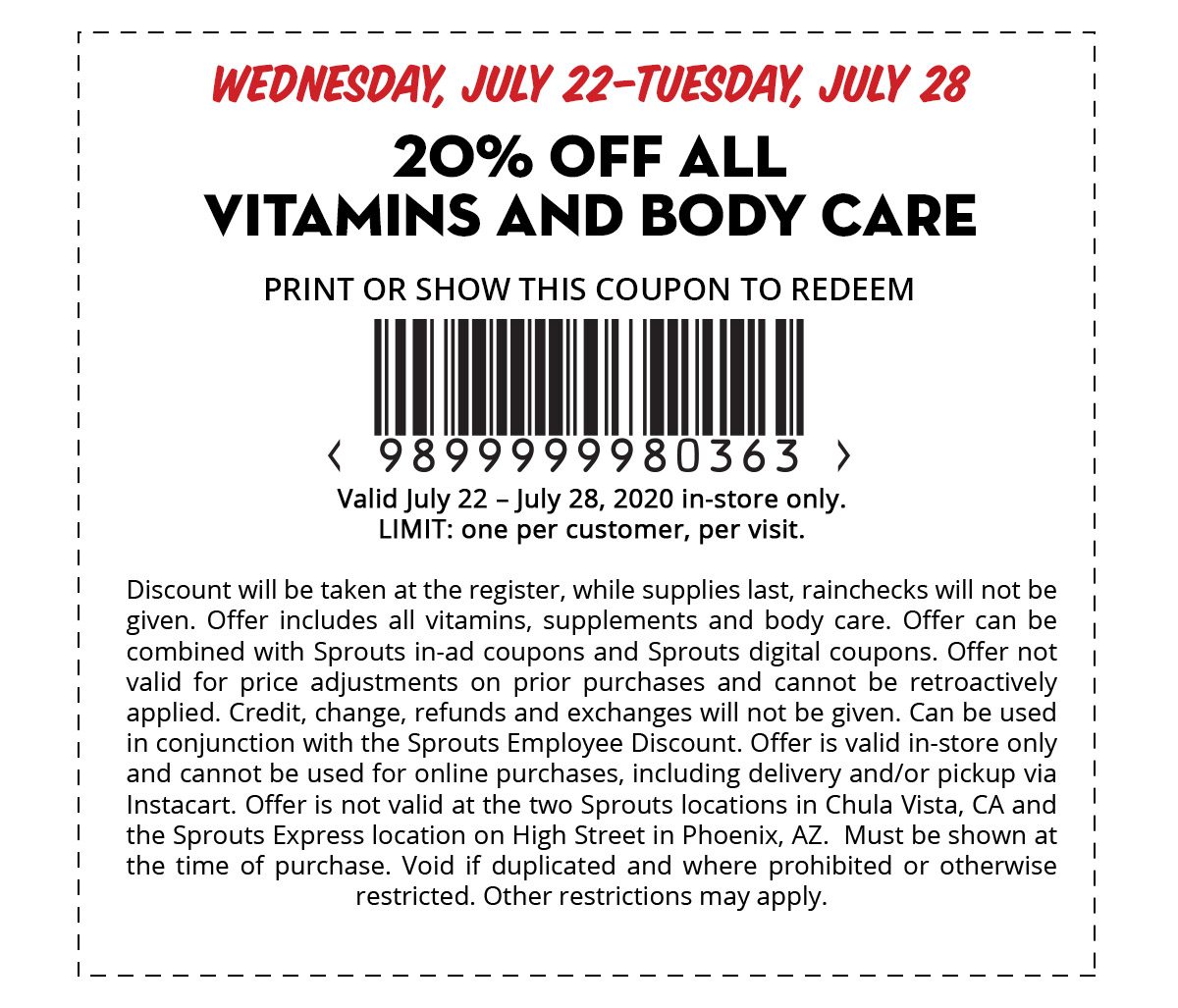 Vitamin Sale Coupon
