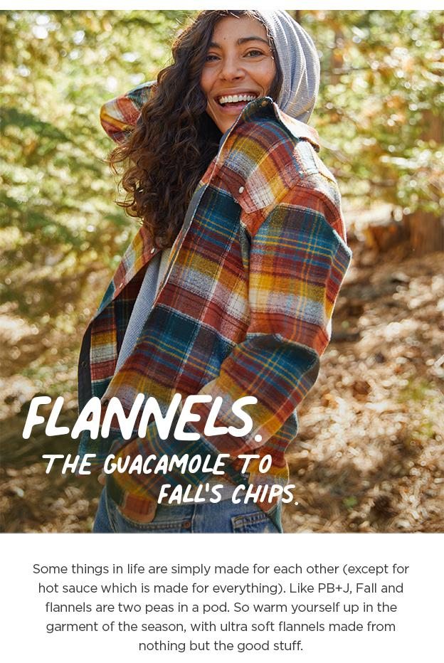 Flannels. The guacamole to Fall's chips.