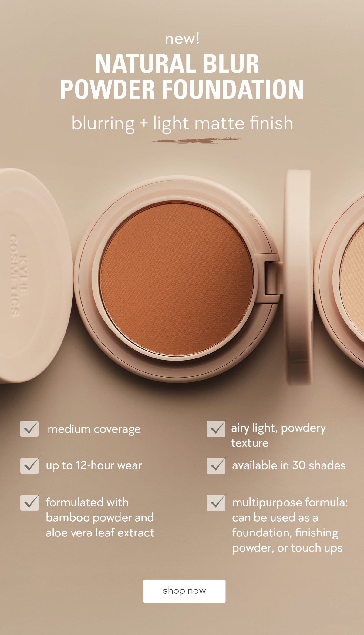 shop new natural blur powder foundation