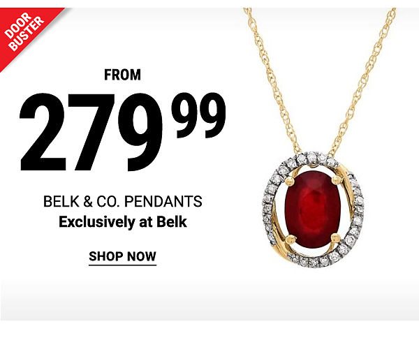 Doorbuster! 279.99 Belk & Co. Pendants - Shop now