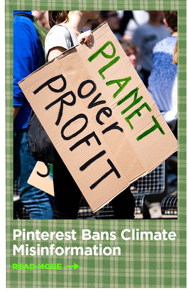 Pinterest Bans Climate Misinformation