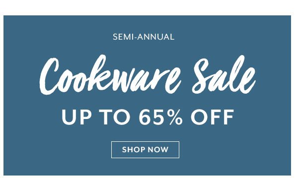 Semi-Annual Cookware Sale