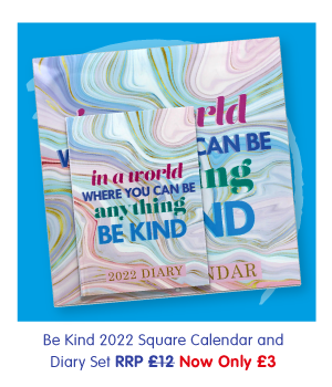 Be Kind 2022 Square Calendar and Diary Set