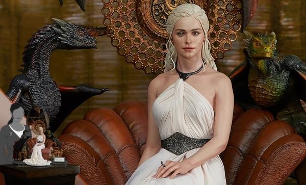 LIMITED TO 1200 WORLDWIDE Daenerys Targaryen, Mother of Dragons Statue by Prime 1 Studio x Blitzway