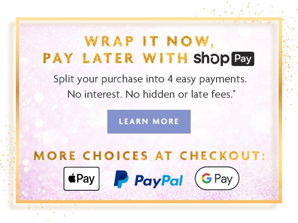 CB2: WRAP IT NOW, PAY LATER WITH Shop Pay - LEARN MORE