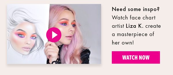 Need some inspo? Watch face chart artist Lisa K. create a masterpiece of her own! WATCH NOW