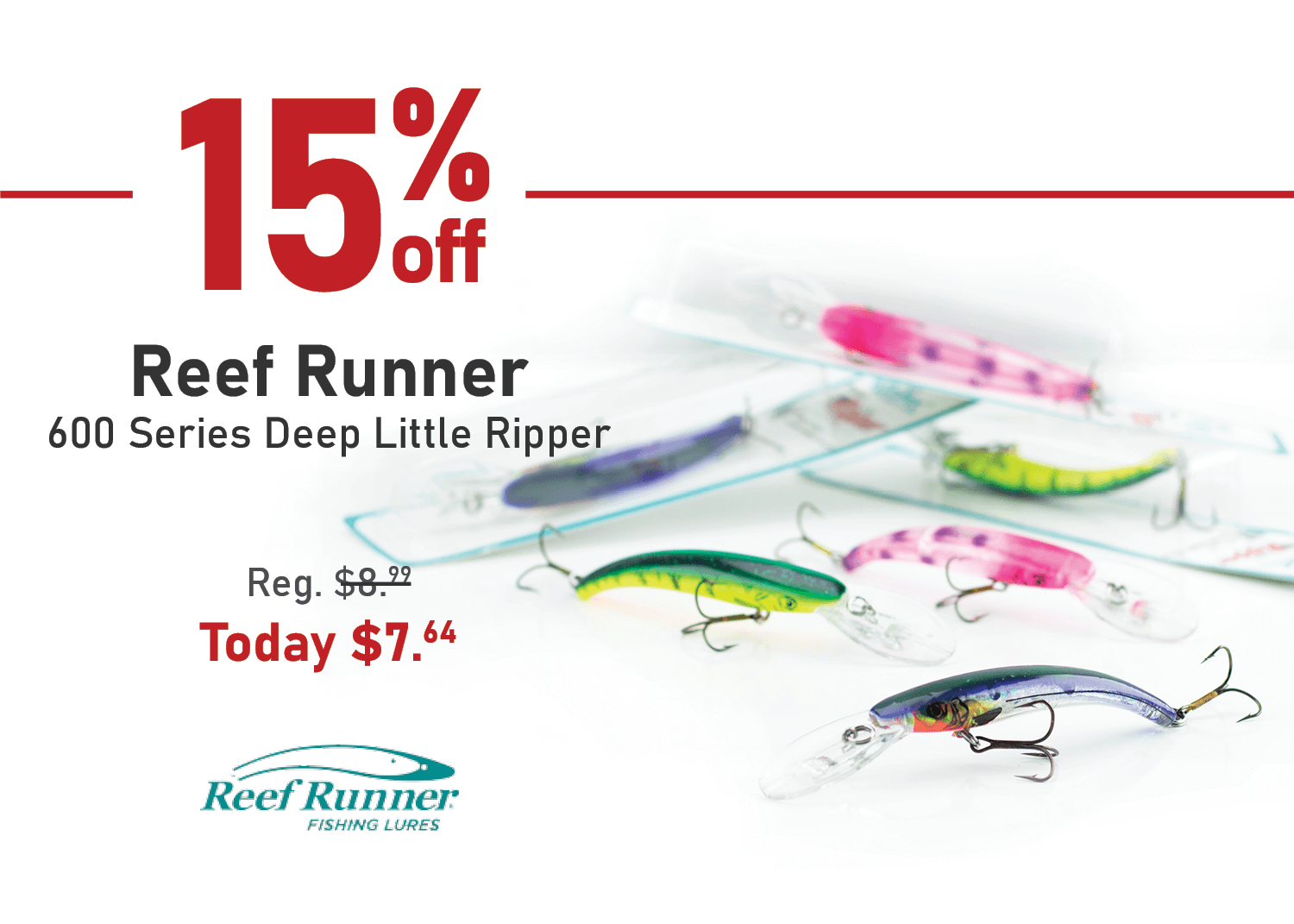 Save 15% on the Reef Runner 600 Series Deep Little Ripper