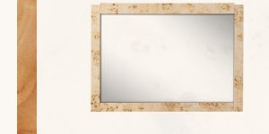 Jackson Burl Wall Mantle Mirror